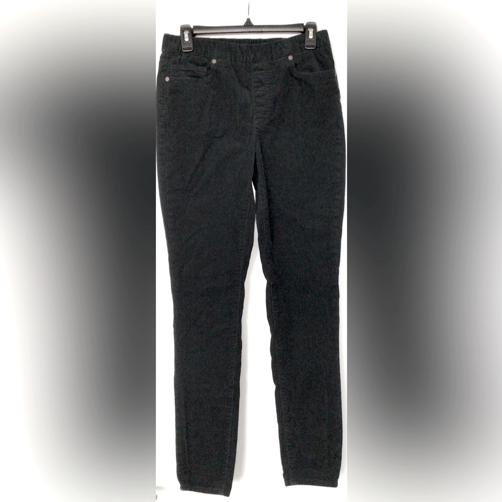 LANDS’ END Dark Green Pull-On Skinny Corduroy Pants - US 6